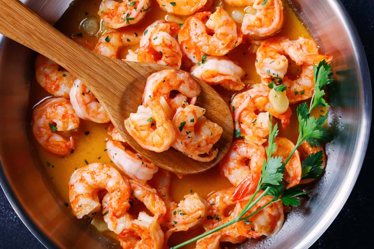 Shrimp with Garlic Butter sauce