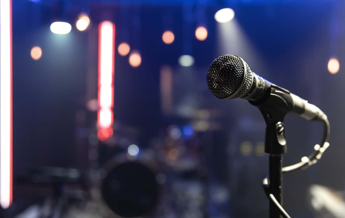 microphone for live entertainment