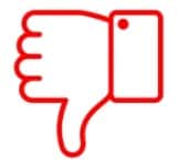 Thumbs down