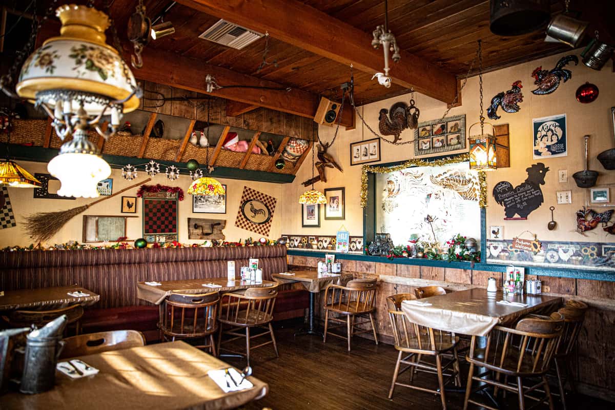 inside restaurant