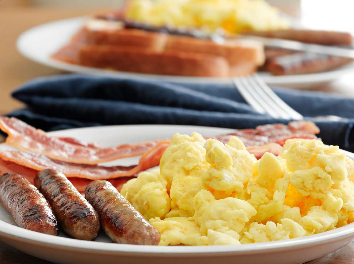 Cafe breakfast