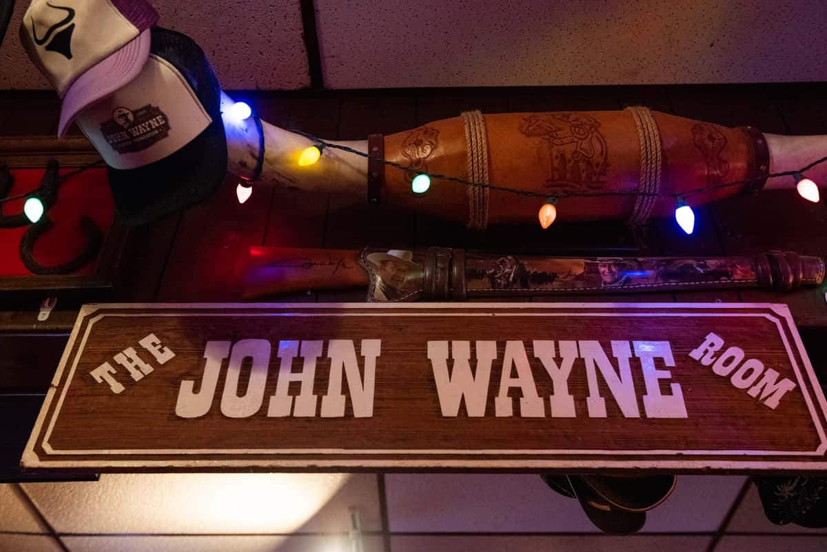 john wayne sign