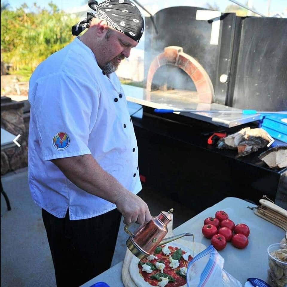 Chef preparing food