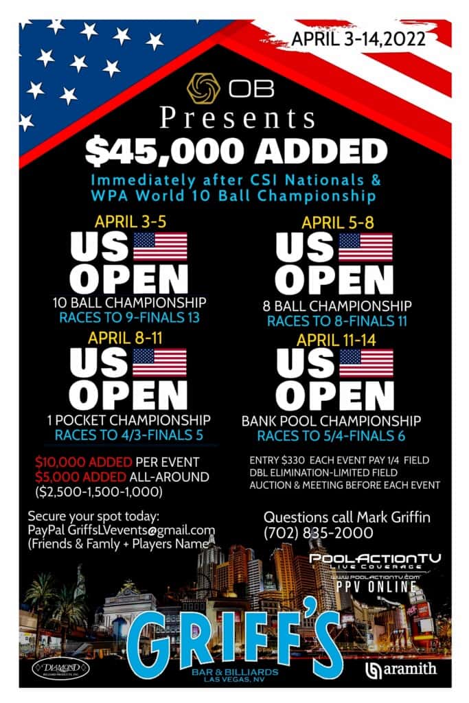Us Open flyer