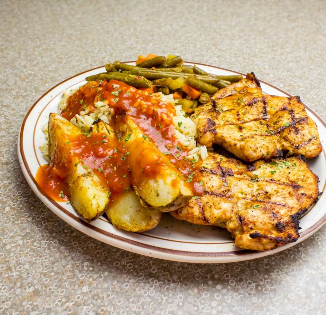 grilled chicken meal