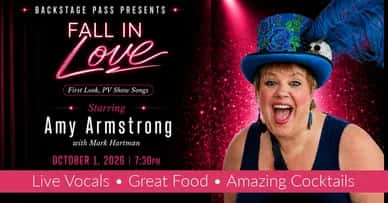 "Fall In Love " Amy Armstrong flyer