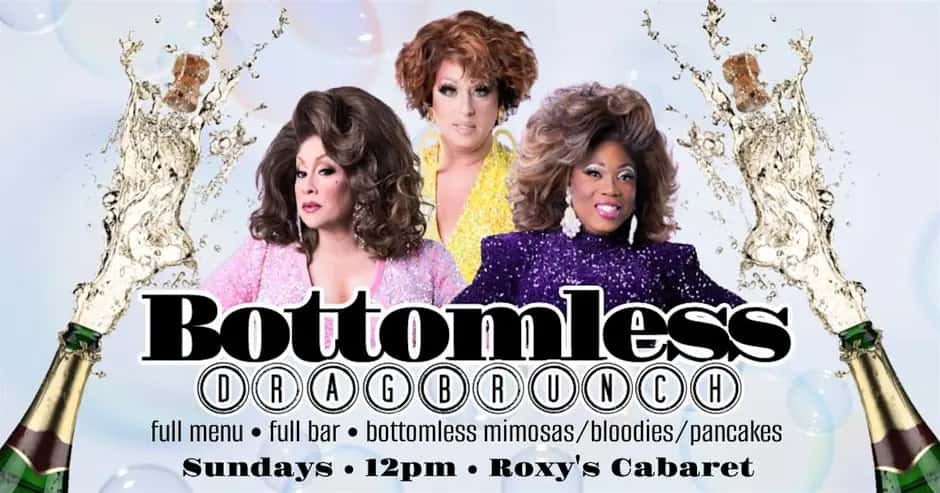 Bottomless Drag Brunch flyer