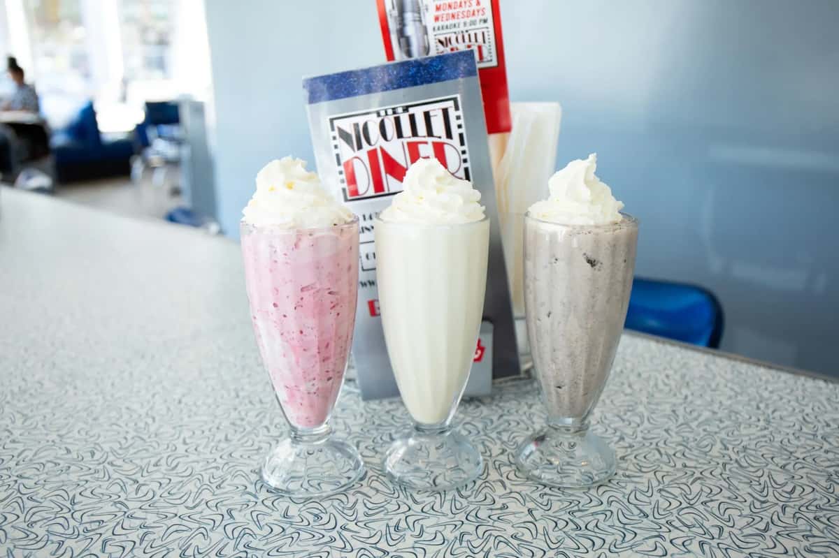 assorted milkshakes