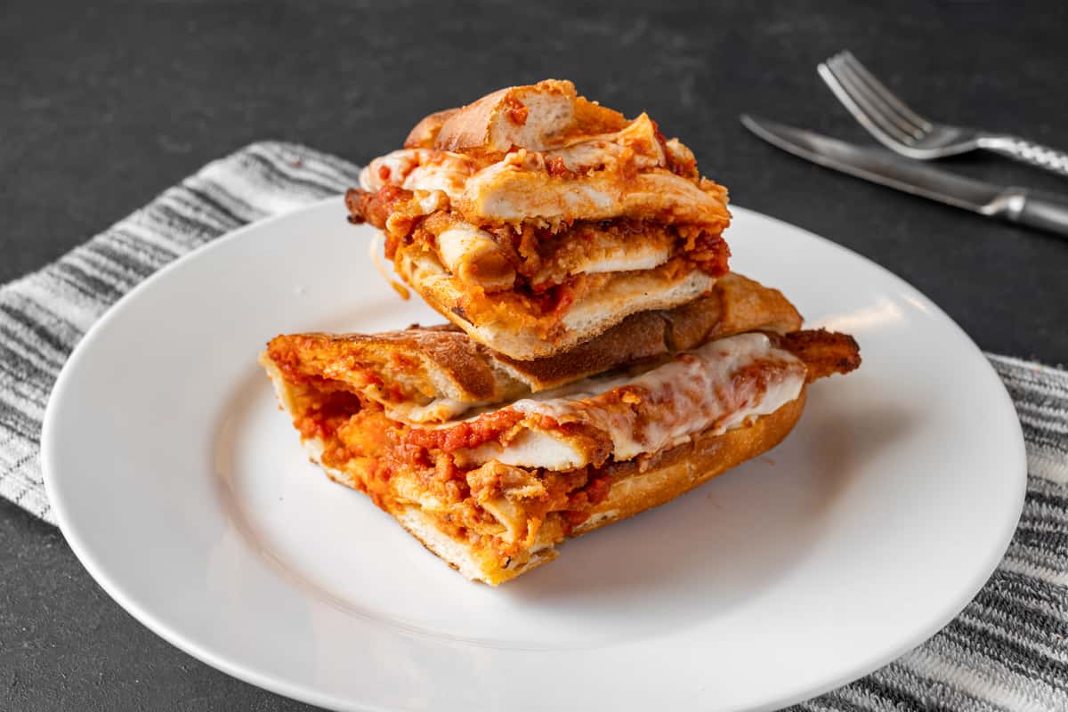 Chicken Cutlet Parmigiana Hero
