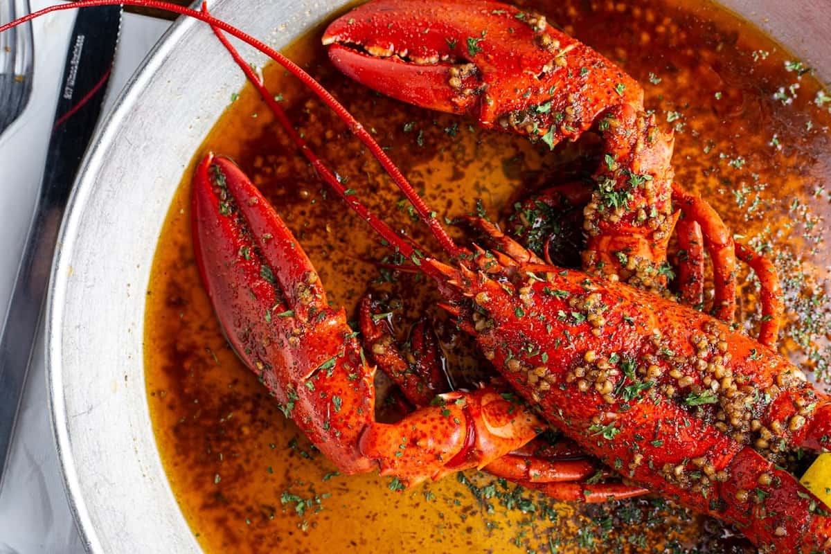 crawfish with herbs and spices