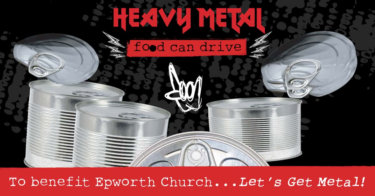 Heavy Metal Can Food Drive at Taco Reho