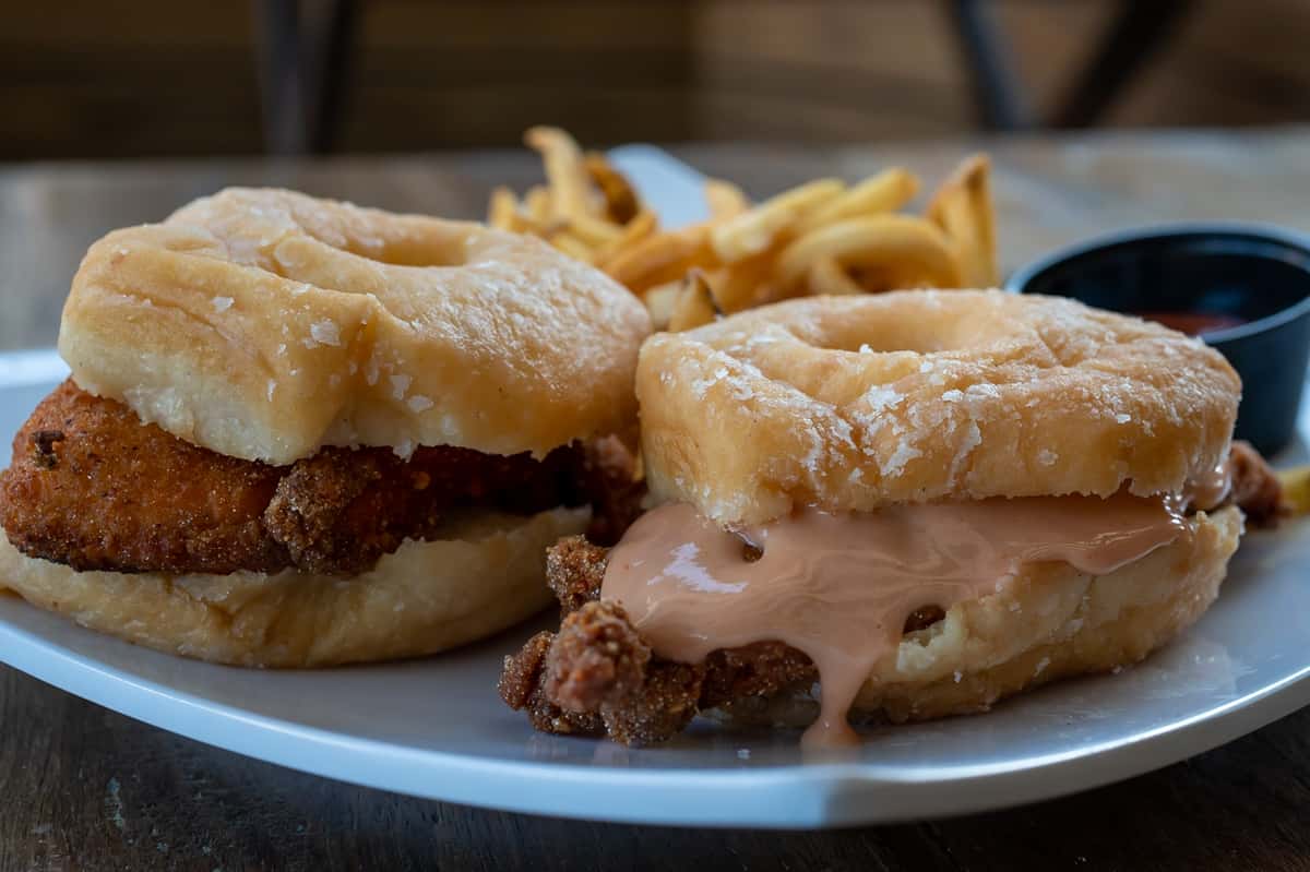 Chicken doughnuts