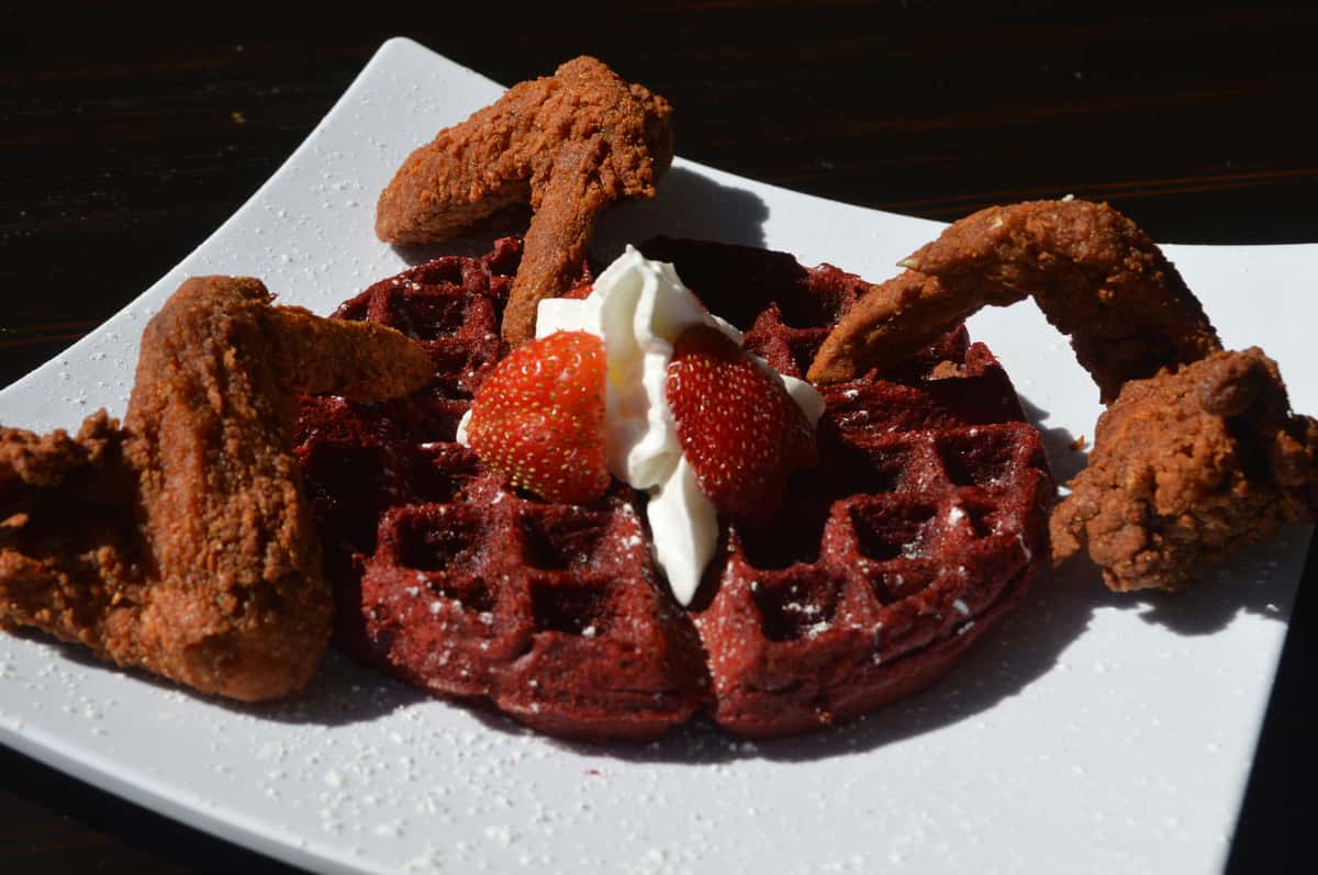 Chicken and waffles