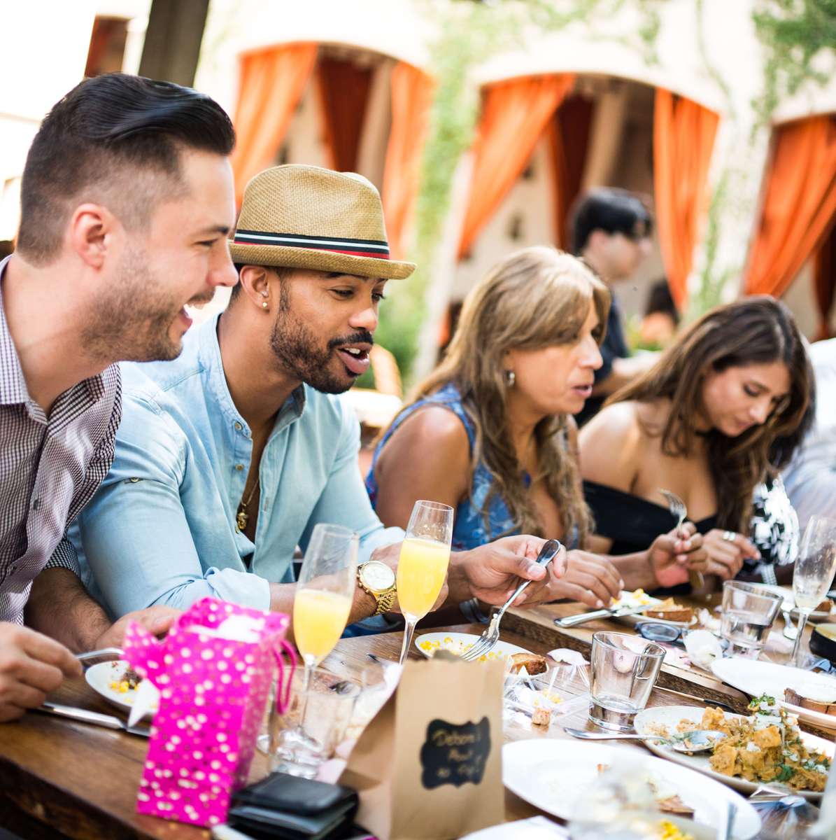 Guests at an event