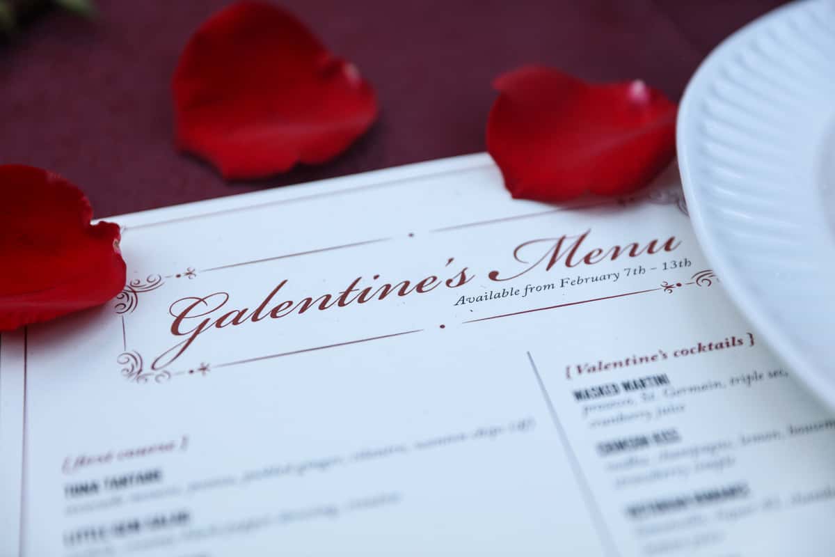 galentine's menu