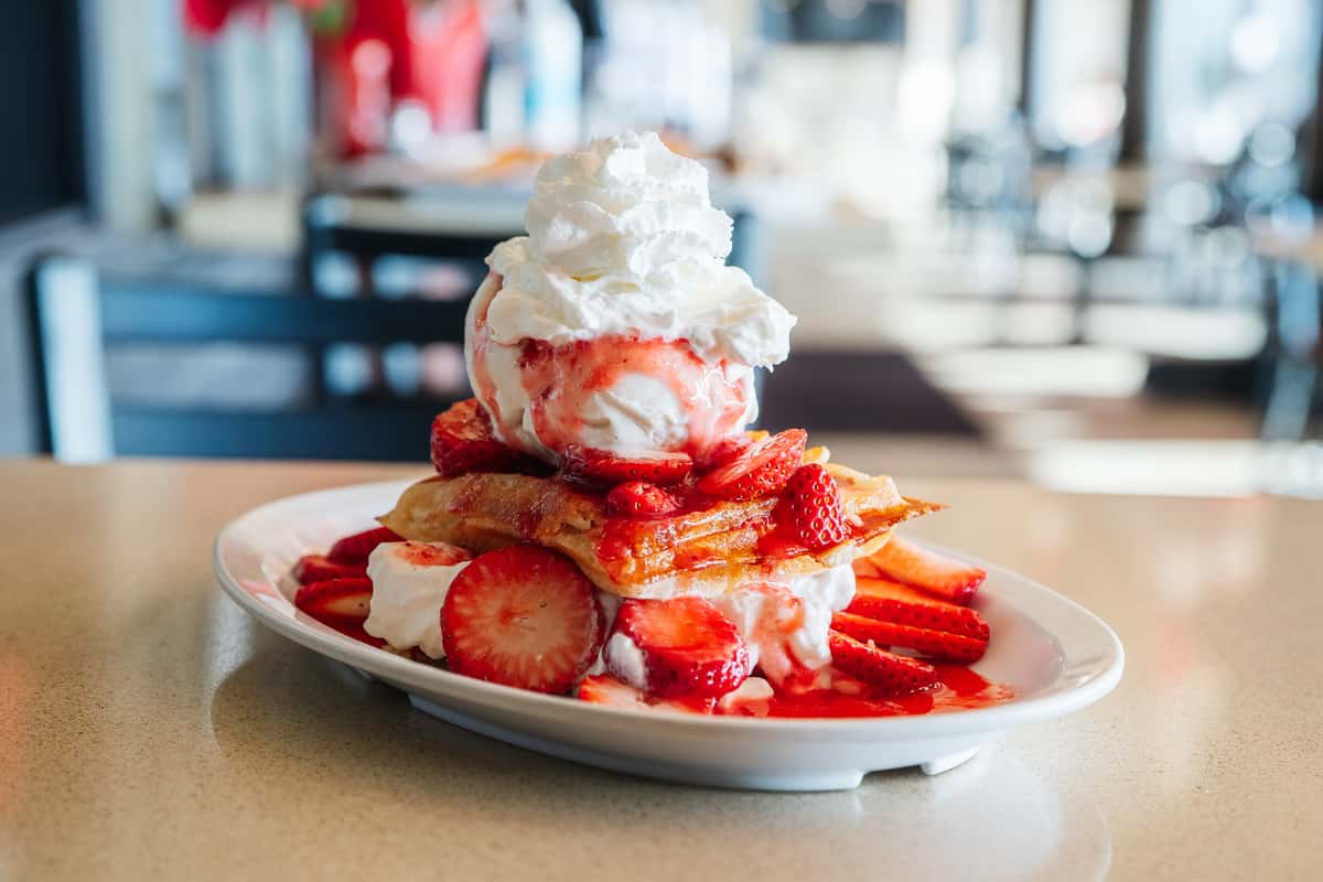 Strawberry Waffles