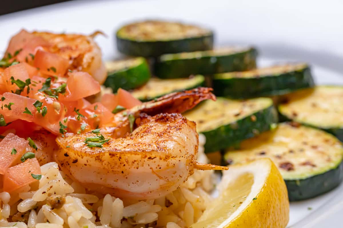 Cajun Grilled Shrimp and Rice