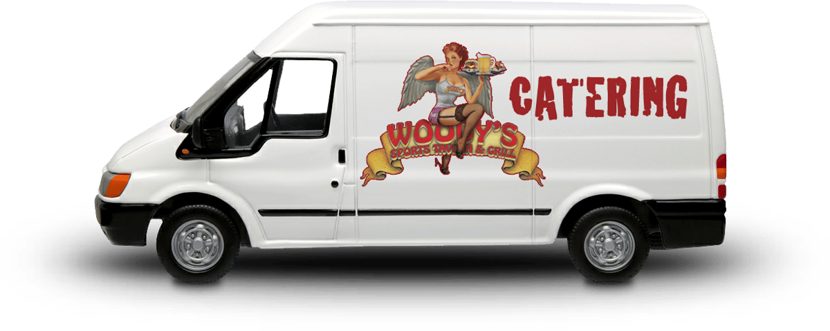 Woody's catering van