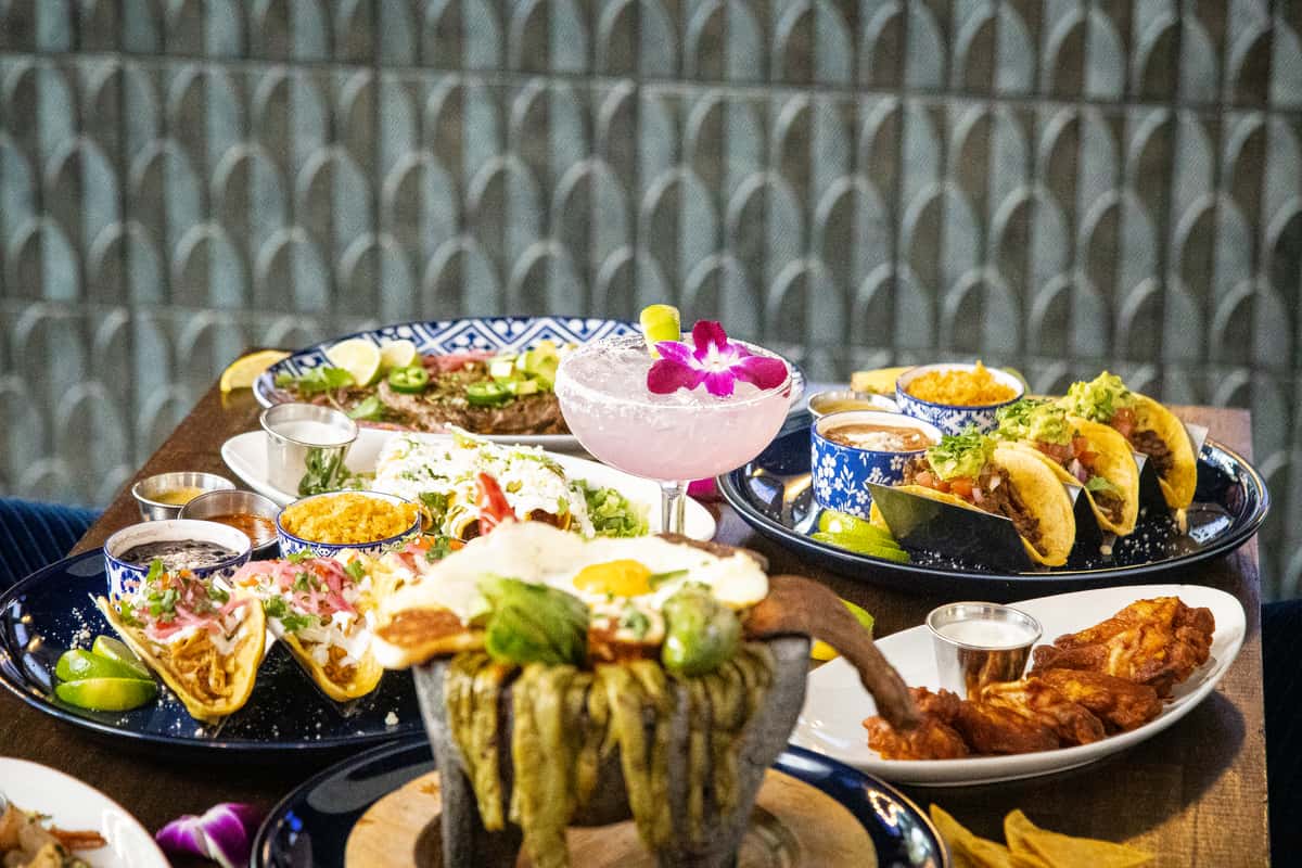 table of food
