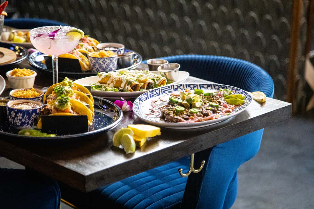 table of food
