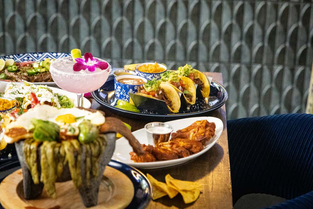table of food