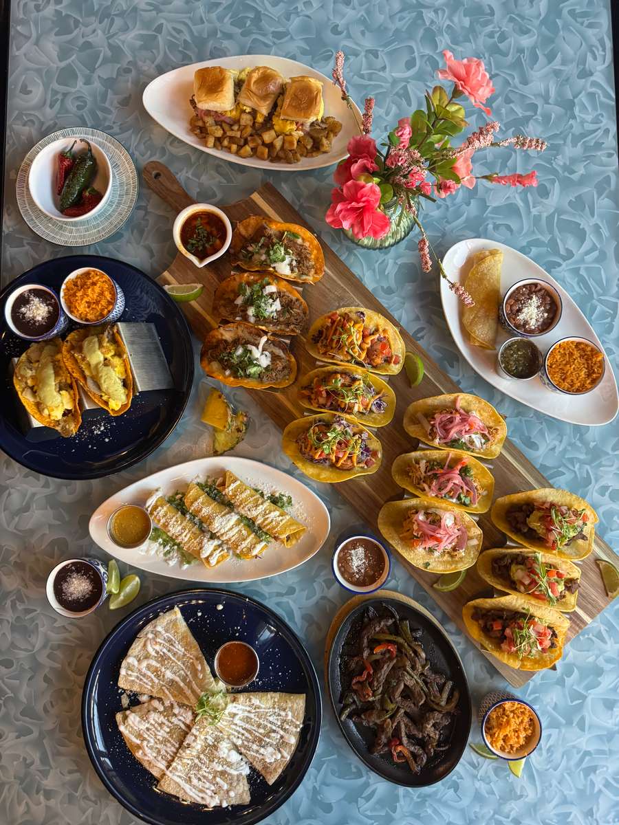 table of food