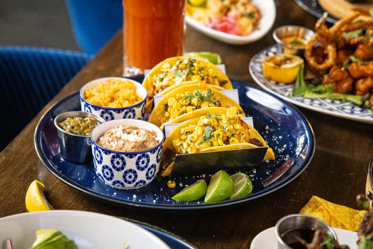 plate of tacos