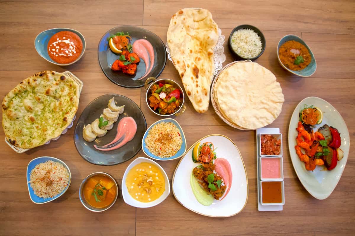 Arrangement of foods