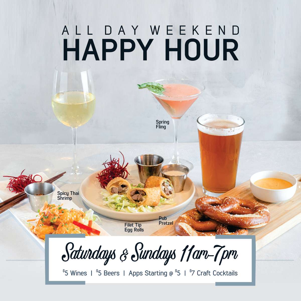 All Weekend Happy Hour At The Sarasota Grillsmith