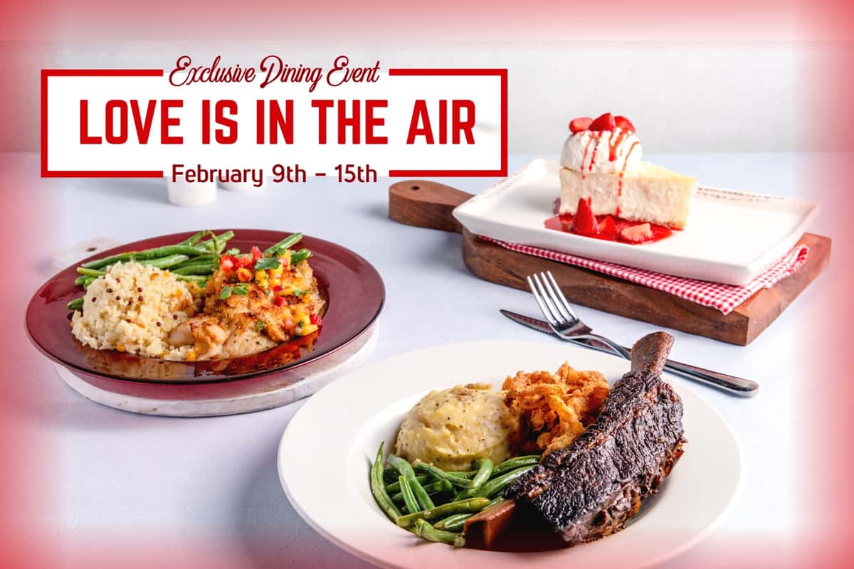Love Is In The Air - Valentine's Week Limited Edition Menu