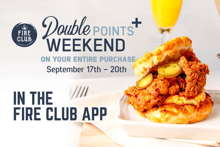 September Double Points Weekend