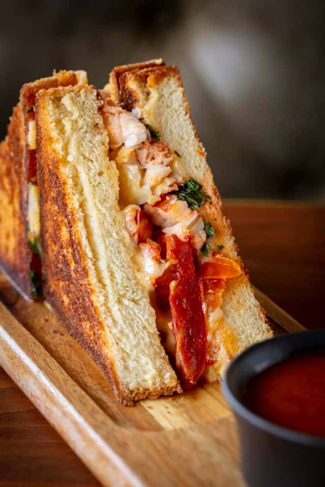 Lobster Grilled Cheese Lunch OLD BREA CHOP HOUSE Steak House in
