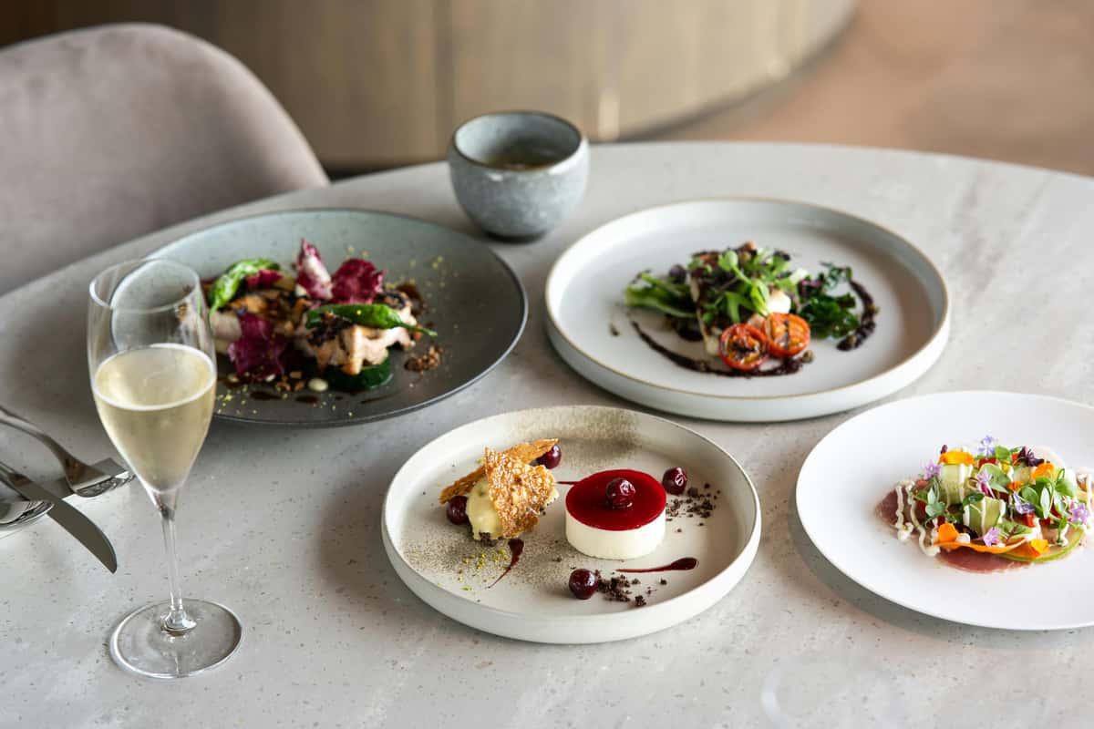 fancy spread set up