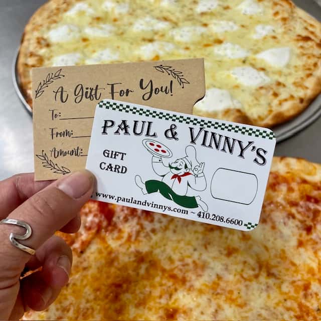 Gift Card purchased in-house