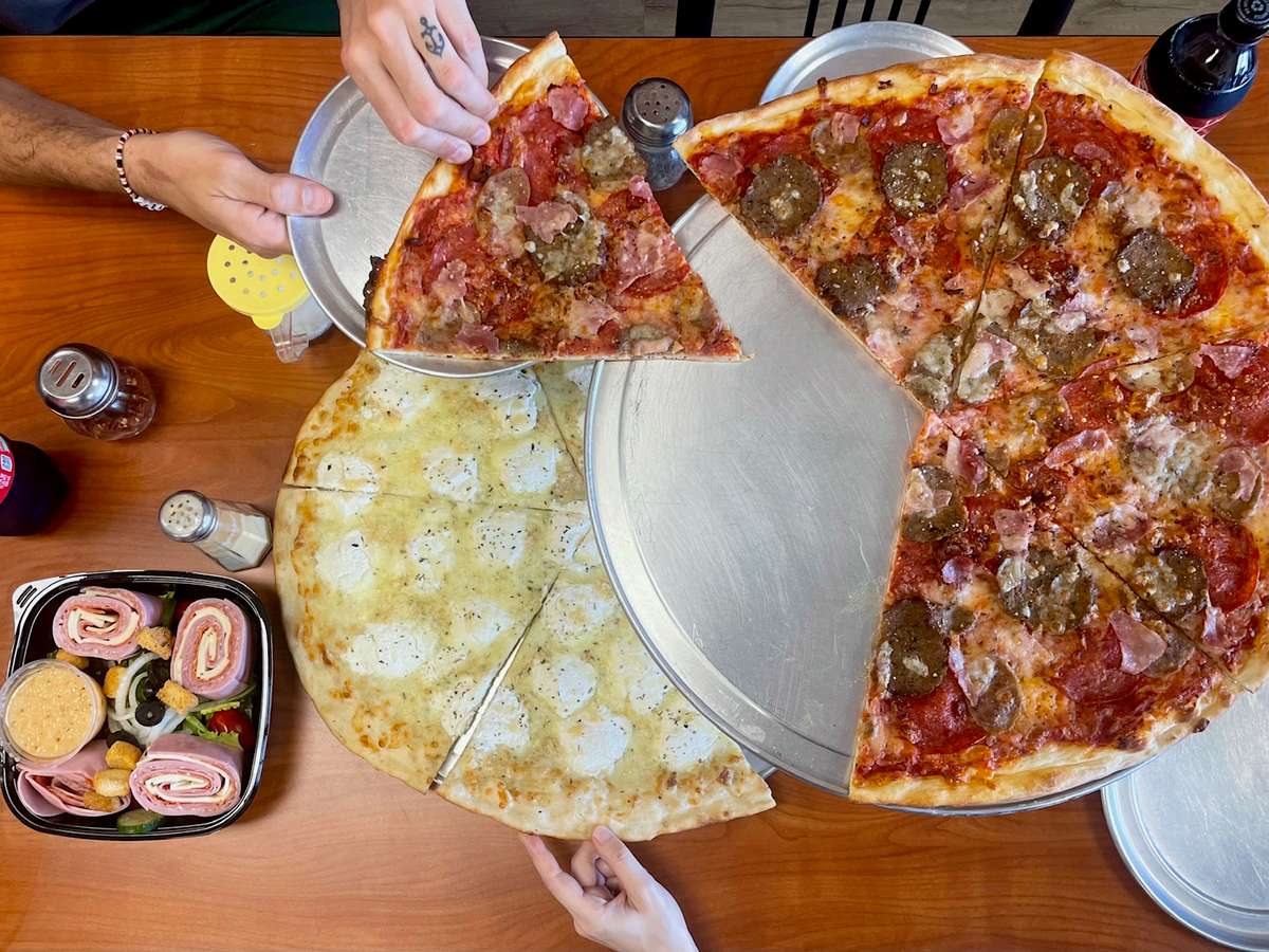 top view table