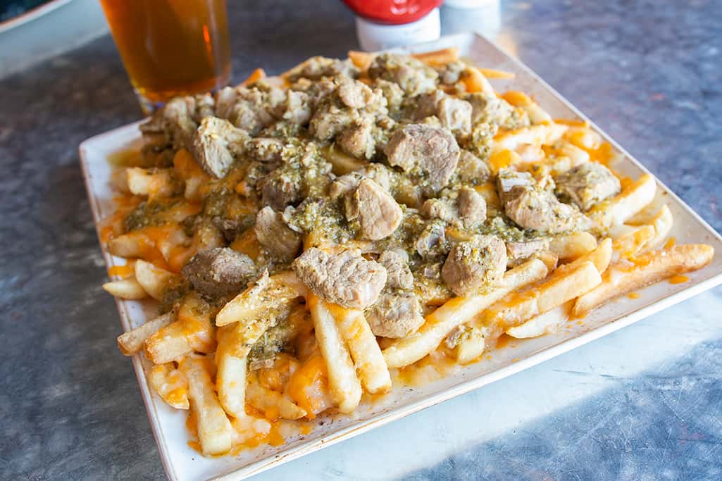 smothered wet fries