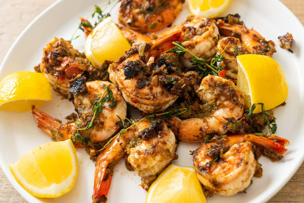 Jerk shrimp