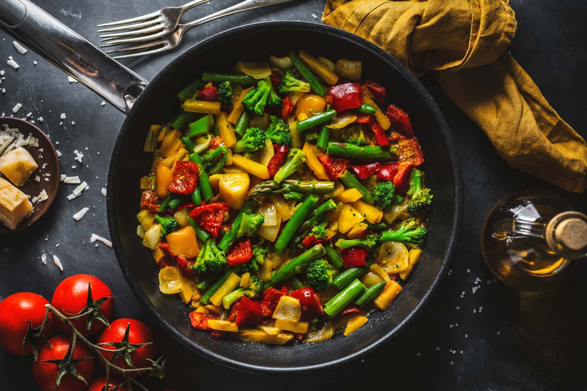 Stir fried veggies