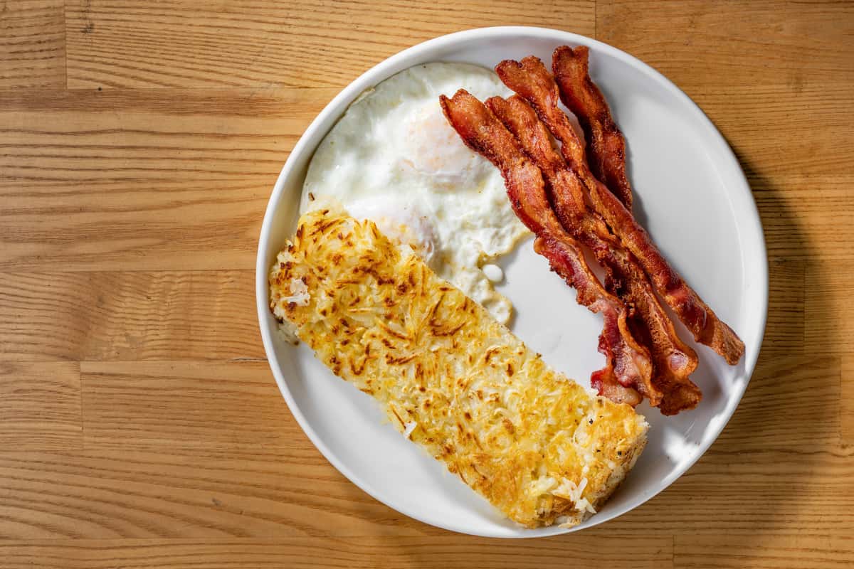 Bacon and eggs