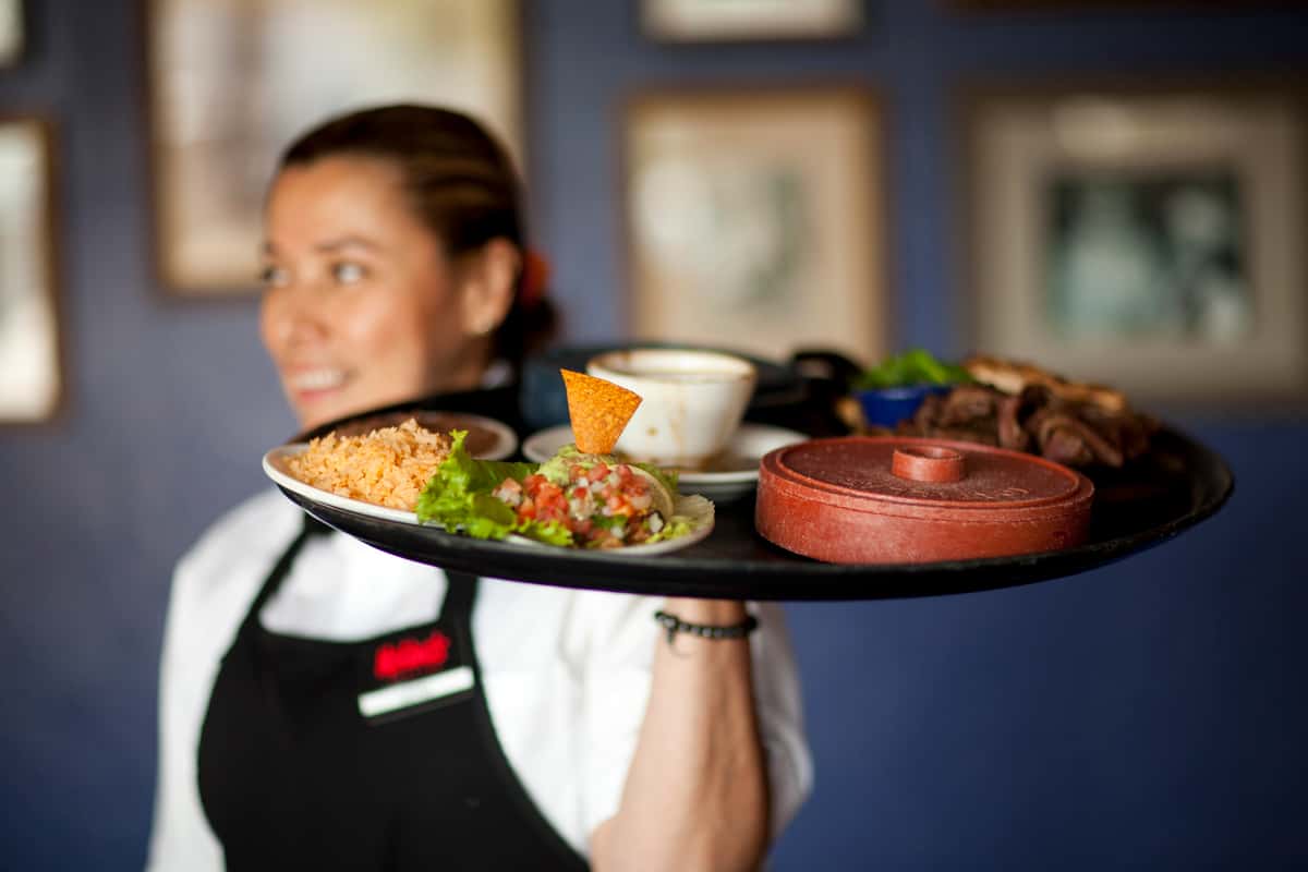 Server with Fajitas