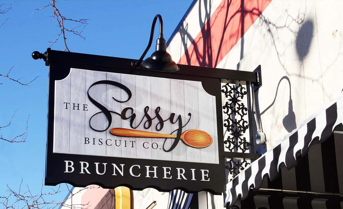 The Sassy Biscuit exterior sign