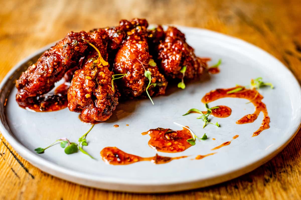 plate of chicken