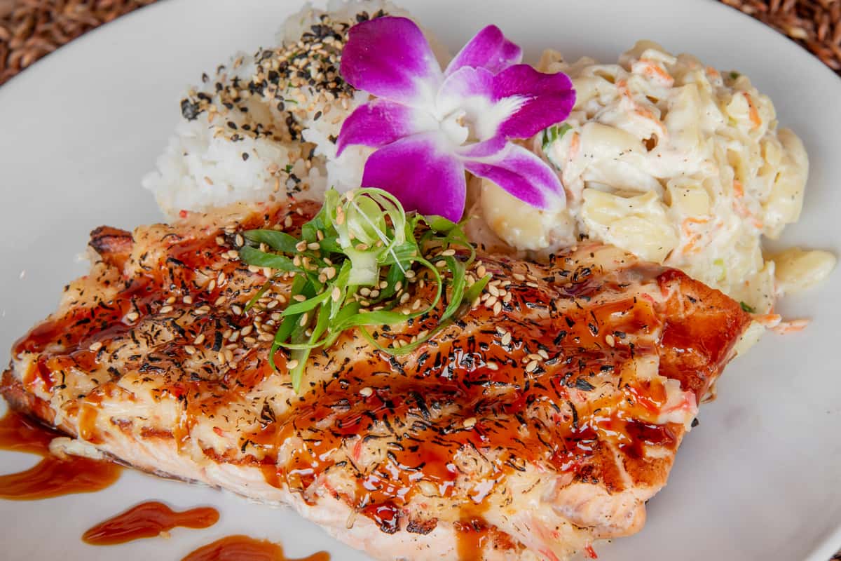 Crab salmon dynamite at Kalei's Kitchenette, a bold Hawaiian seafood dish in San Diego
