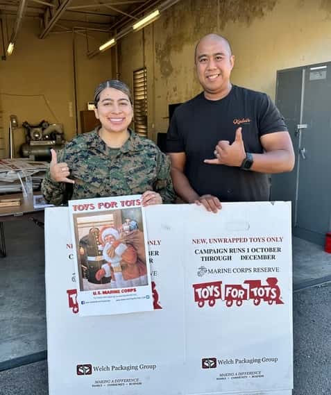 Spreading Joy: Kalei's Kitchenette Teams Up with Toys for Tots