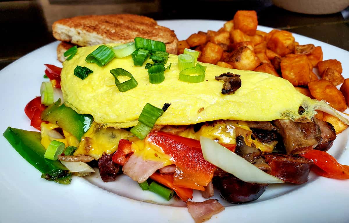 3 egg omelette