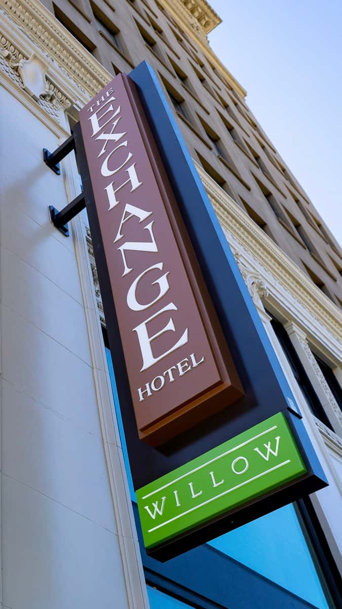hotel sign