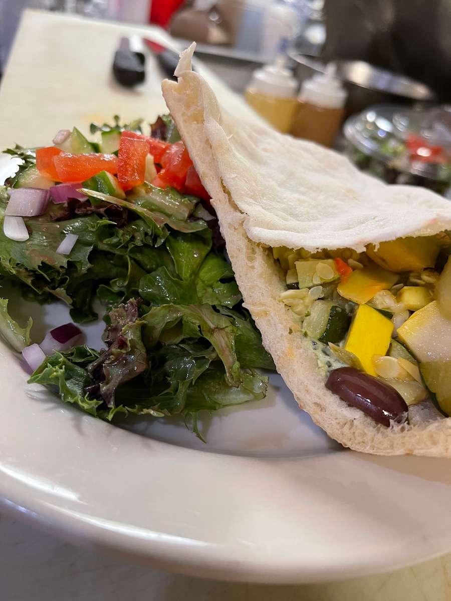 roasted veggie pocket