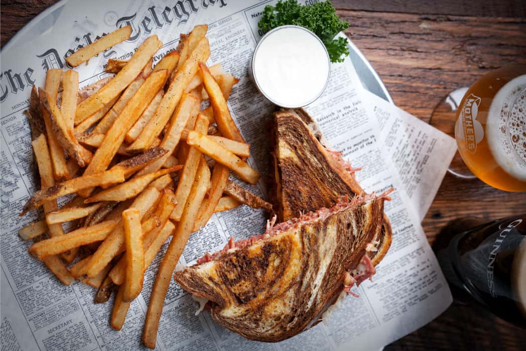 Reuben and fries