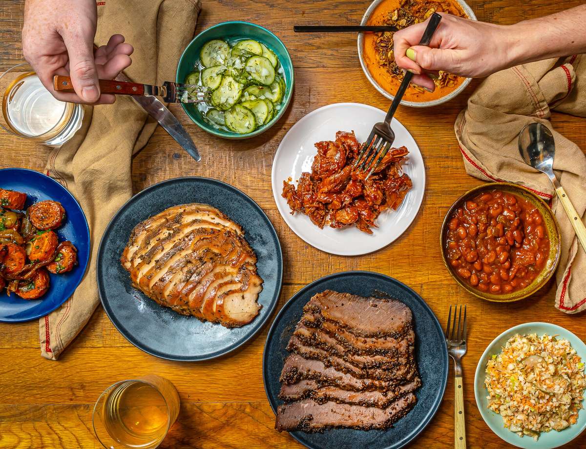 table of food