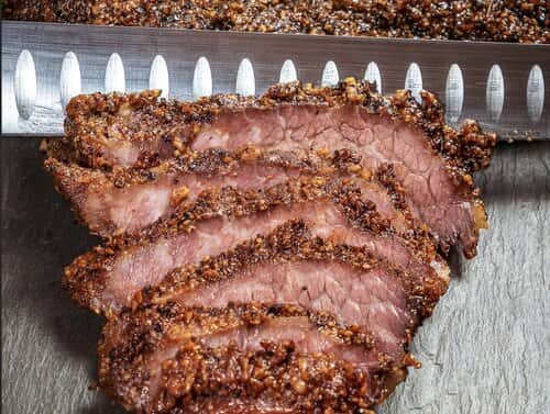 sliced meat